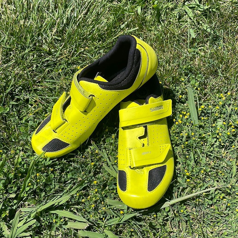 Shimano cycling shoes - worn once! Excellent condition